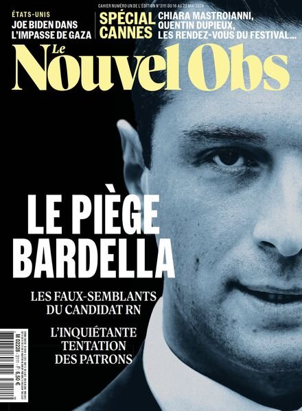 Le Nouvel Obs – 16 Mai 2024 Cover