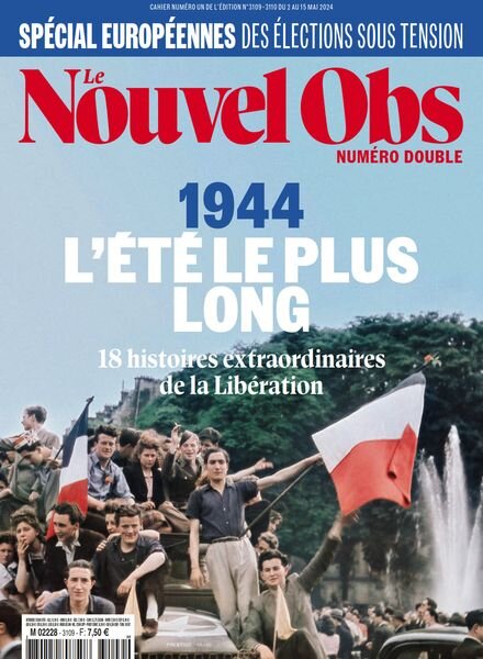 Le Nouvel Obs – 2 Mai 2024 Cover