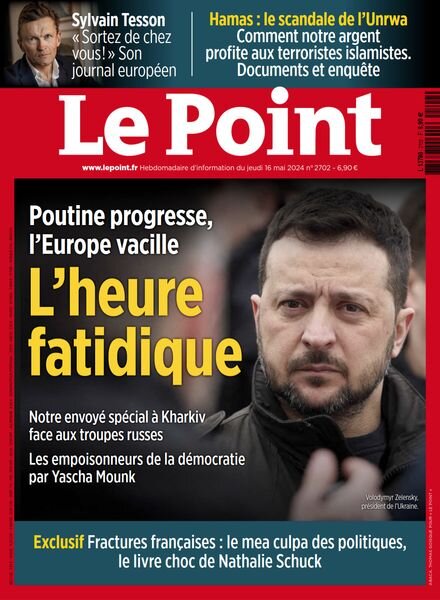 Le Point – 16 Mai 2024 Cover