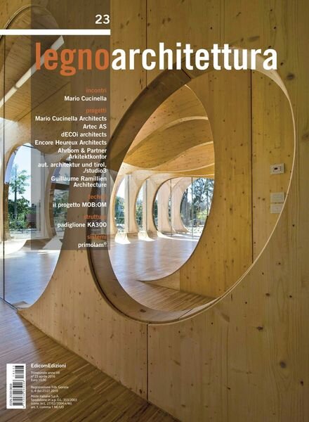 legnoarchitettura – Aprile 2016 Cover