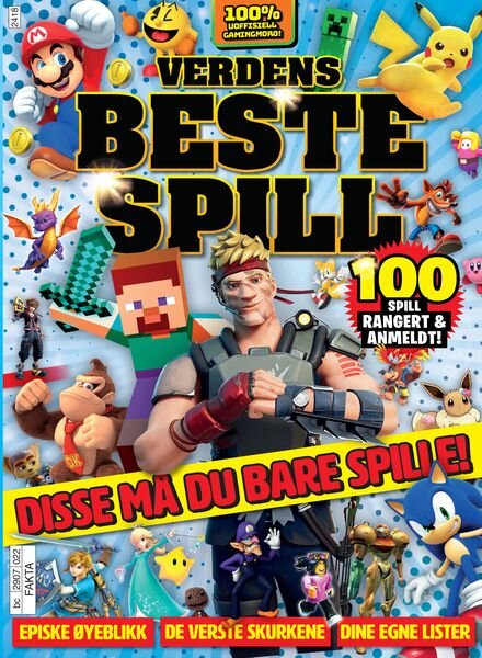 Leker og spill – Verdens beste spill 2024 Cover