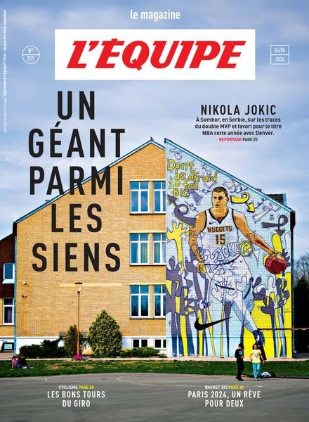 L’Equipe Magazine – 4 Mai 2024 Cover