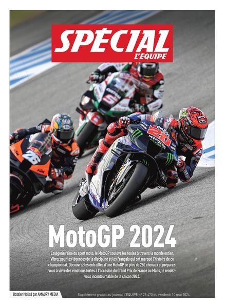 L’Equipe Magazine Special – 10 Mai 2024 Cover