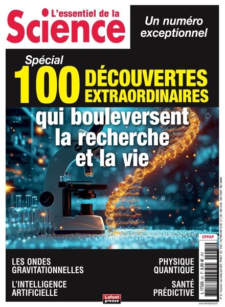 L’Essentiel de la Science – Juin-Juillet-Aout 2024 Cover