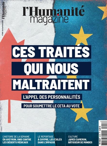 L’Humanite Magazine – 2 Mai 2024 Cover