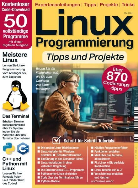 Linux Das essentielle Handbuch – Mai 2024 Cover