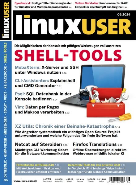 LinuxUser – Juni 2024 Cover