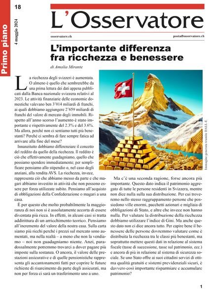 L’Osservatore – 4 Maggio 2024 Cover