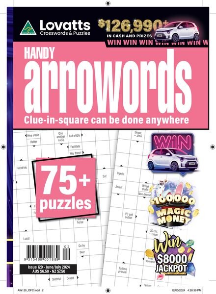 Lovatts Handy Arrowords – Issue 120 2024 Cover