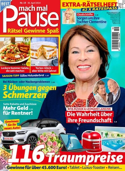 Mach mal Pause – 30 April 2024 Cover