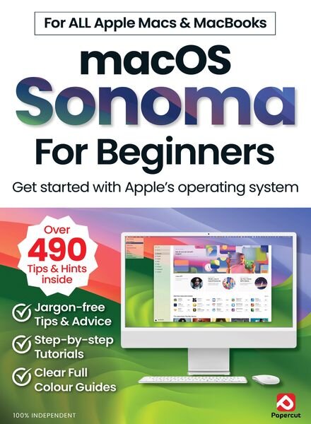 macOS Sonoma For Beginners – April 2024 Cover