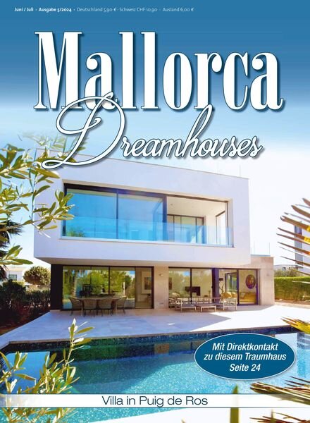Mallorca Dreamhouses – Juni-Juli 2024 Cover