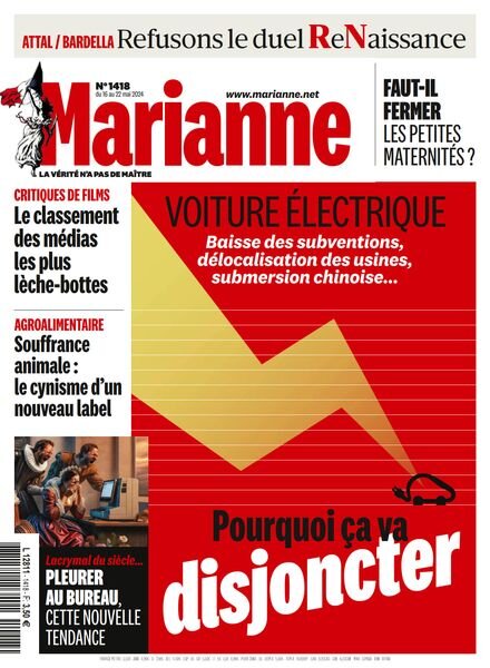 Marianne – 16 Mai 2024 Cover