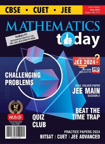 Mathematics Today – May 2024 Cover