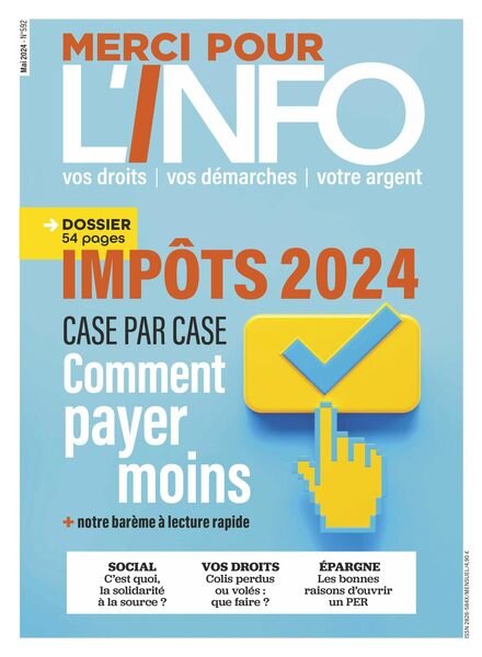 Merci Pour L’info – Mai 2024 Cover
