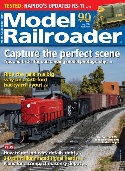 Model Railroader – July 2024 Cover