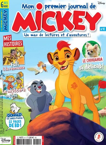 Mon Premier Journal de Mickey – Mai 2024 Cover
