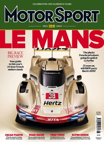 Motor Sport Magazine – June 2024 Cover
