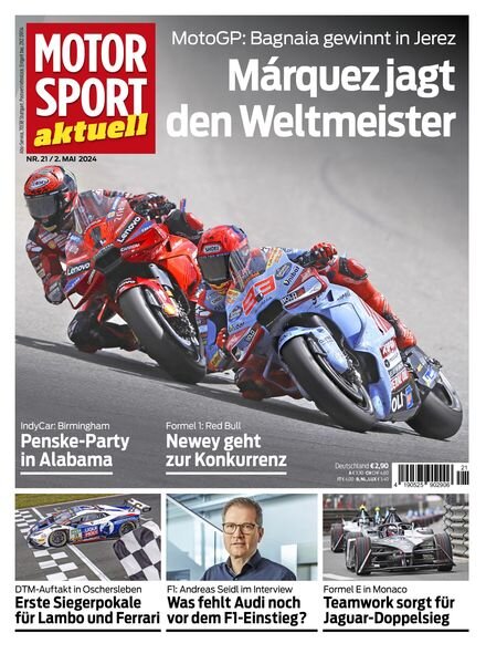 Motorsport aktuell – 30 April 2024 Cover