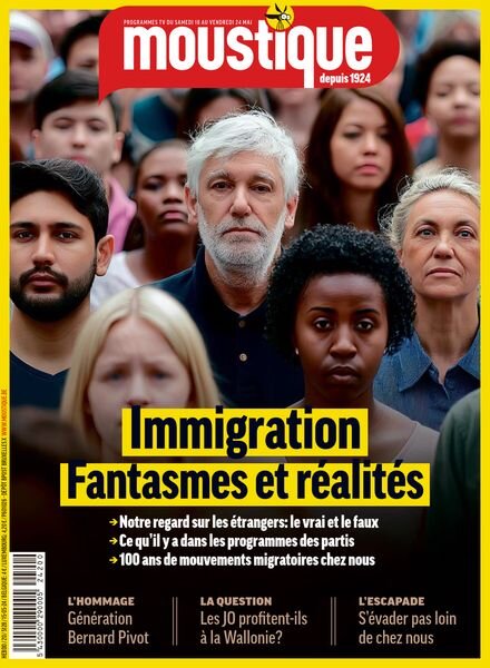 Moustique Magazine – 15 Mai 2024 Cover