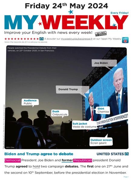 My Weekly fr – 24 Mai 2024 Cover