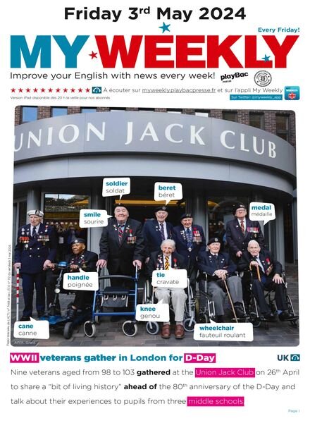 My Weekly fr – 3 Mai 2024 Cover
