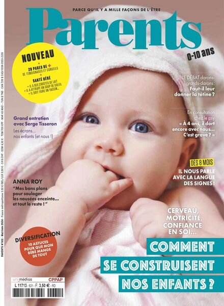 Parents France – Mai-Juin 2024 Cover