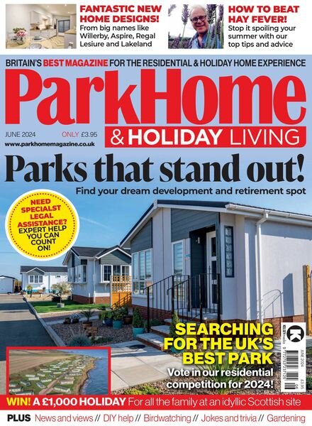 Park Home & Holiday Living – June 2024 Cover