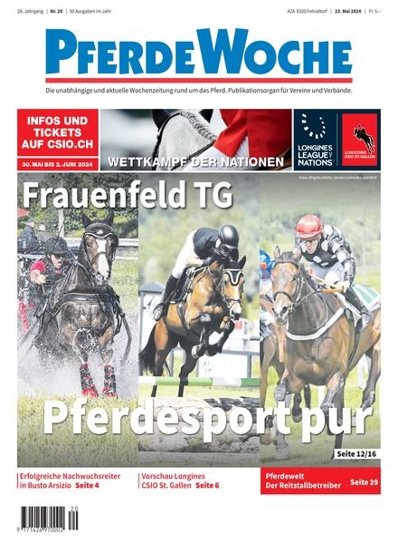 PferdeWoche – 23 Mai 2024 Cover