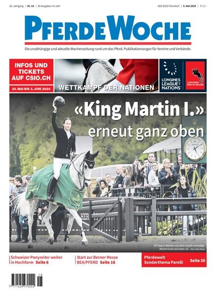 PferdeWoche – 8 Mai 2024 Cover