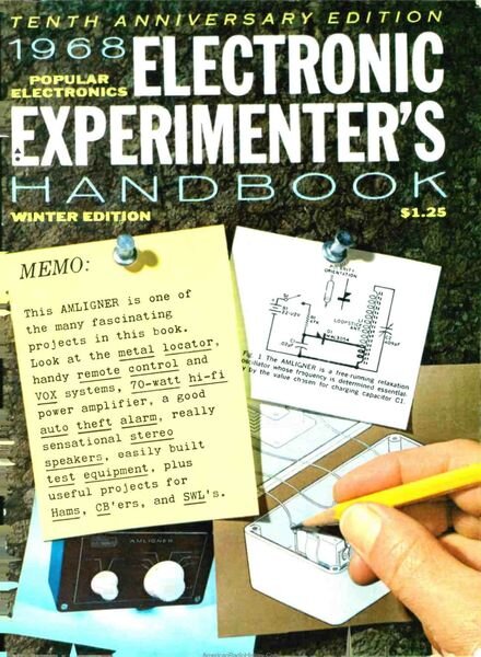 Popular Electronics – Electronic-Experimenters-Handbook-1968-Winter Cover
