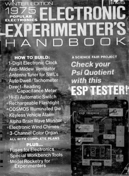 Popular Electronics – Electronic-Experimenters-Handbook-1975-Winter Cover