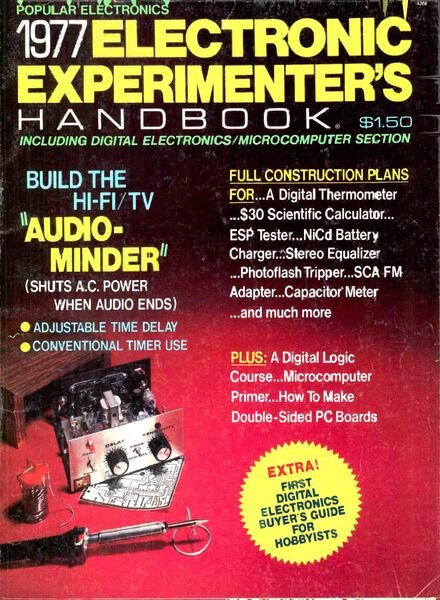 Popular Electronics – Electronic-Experimenters-Handbook-1977 Cover