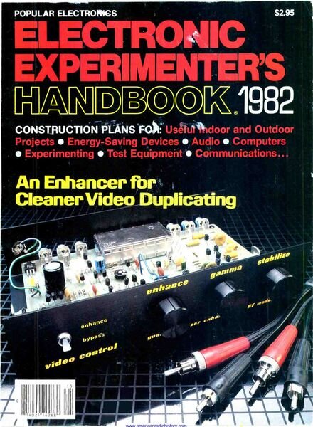 Popular Electronics – Electronic-Experimenters-Handbook-1982 Cover