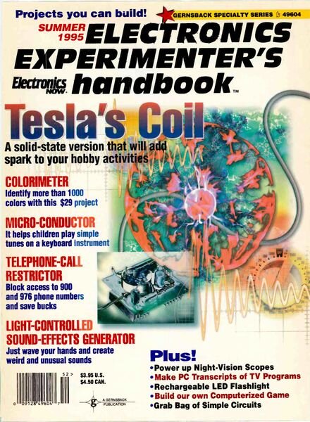 Popular Electronics – Electronic-Experimenters-Handbook-1995-Summer Cover