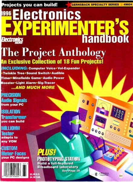 Popular Electronics – Electronic-Experimenters-Handbook-1996 Cover
