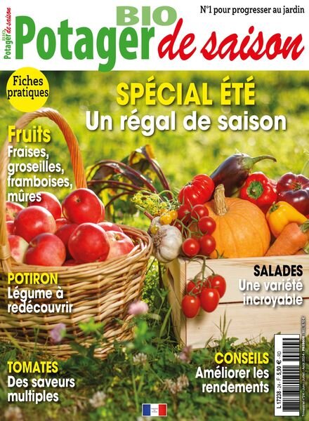 Potager Bio de Saison – Juin-Juillet-Aout 2024 Cover