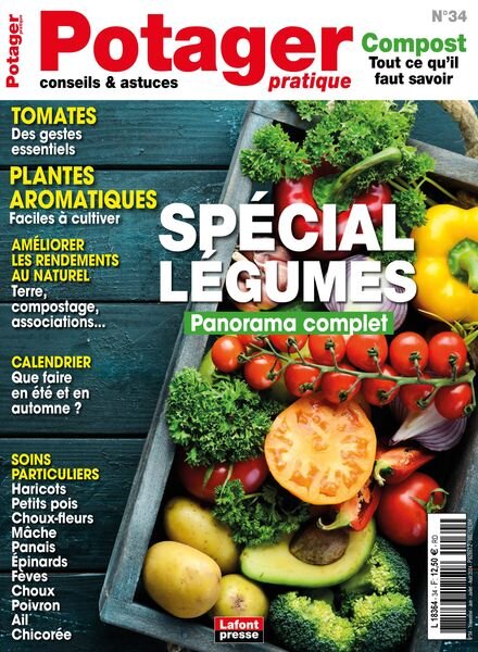 Potager Pratique – Juin-Juillet-Aout 2024 Cover