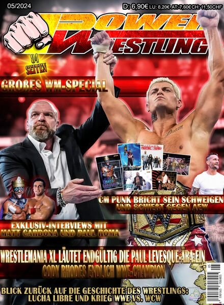 Power-Wrestling – Mai 2024 Cover