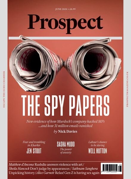 Prospect Magazine – June 2024 Cover
