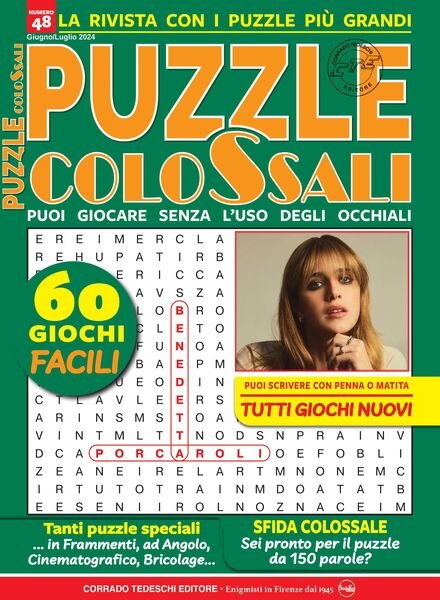 Puzzle Colossali – Giugno-Luglio 2024 Cover