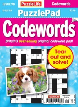 PuzzleLife PuzzlePad Codewords – Issue 98 – May 2024