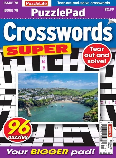 PuzzleLife PuzzlePad Crosswords Super – Issue 78 – May 2024 Cover