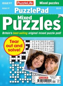 PuzzleLife PuzzlePad Puzzles – Issue 97 – May 2024