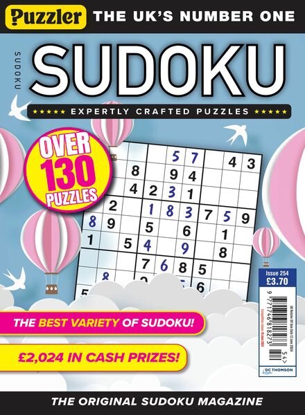 Puzzler Sudoku – Issue 254 2024 Cover
