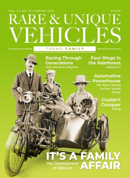 Rare & Unique Vehicles – Spring 2024 Cover