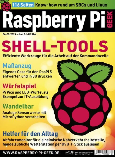 Raspberry Pi Geek – Juni-Juli 2024 Cover