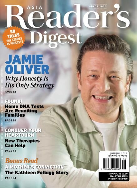 Reader’s Digest Asia – June-July 2024 Cover
