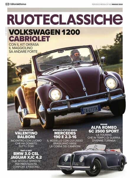 RuoteClassiche – Maggio 2024 Cover