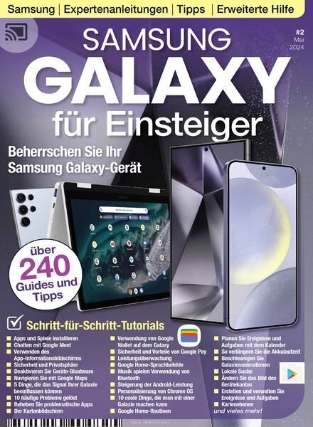 Samsung Galaxy fur Einsteiger – Mai 2024 Cover